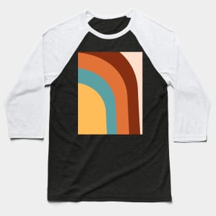 Abstract boho rainbow pattern Baseball T-Shirt